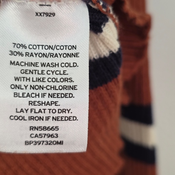 BP Striped Ribbed Top - XS - Picture 5 of 5